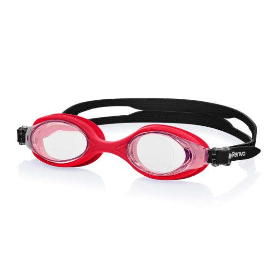 Детские очки для плавания Renvo Ertan JR Anti-fog Черный Красный OSFM (1SG120-0701)