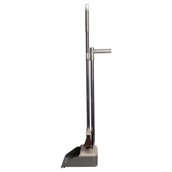 Набір віник та совок на довгій ручці для підлоги 27×25×103 (см) щітка віник для прибирання Зелений HP-35015-11GR | Зображення 3