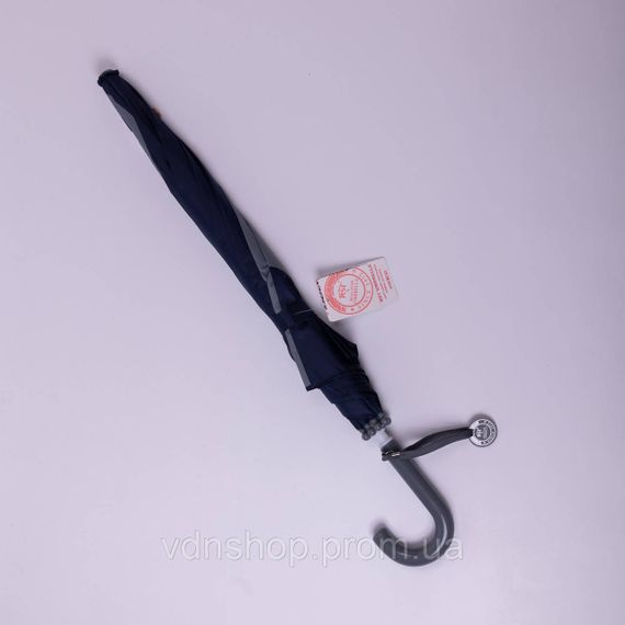 Класична дитяча парасолька-тростина механічна з поліестеру міцна надійна 8 спиць діаметр 89 см Синій HP-23-12BL | Зображення 3