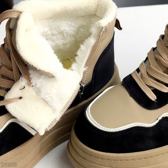 Зимние хайтопы на платформе мультиколор в ассортименте | Зображення 1