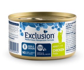 Корм Exclusion Cat Adult Chicken вологий з куркою для дорослих котів 85 гр