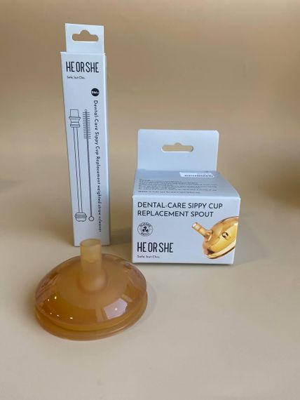 Змінна трубочка+щіточка на поїльник дитячий HEORSHE 9+міс | Зображення 3