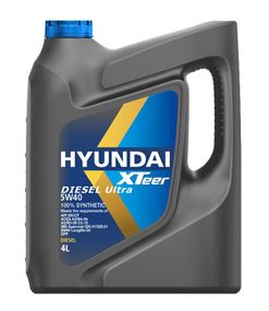 Моторна олива HYUNDAI XTeer Diesel Ultra SN/CF 5W-40 4л.
