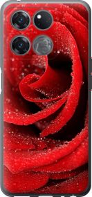 Чехол на OnePlus Ace Racing Красная роза "529u-2955-17620"