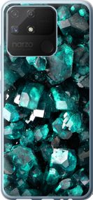 Чехол на Realme Narzo 50A Кристаллы 2 "3674u-2514-17620"