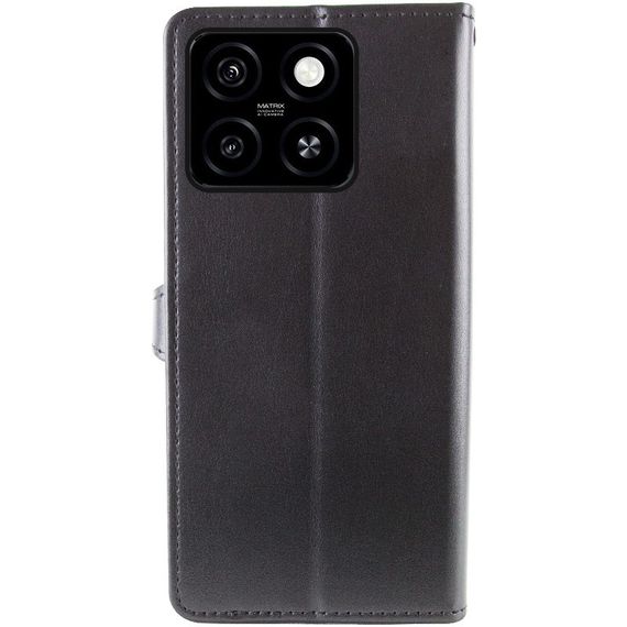 Шкіряний чохол-книжка GETMAN Gallant (PU) для ZTE Blade A55 4G Чорний | Зображення 4