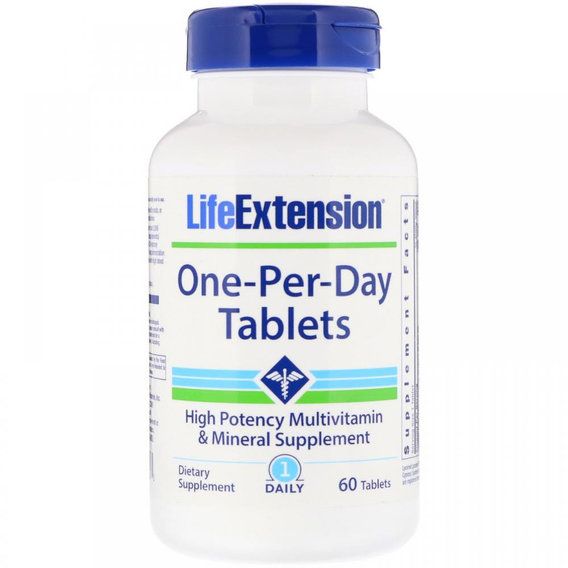 Витаминно-минеральный комплекс Life Extension One-Per-Day 60 Tabs