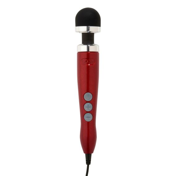 Вібромасажер DOXY Die Cast 3 Candy Red, дуже потужний, живлення 220В, металевий корпус Sex Aura