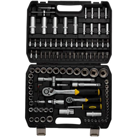 Набір насадок торцевих і біт Sigma 1/4", 1/2" 110 шт CrV mid (6003771) | Зображення 3