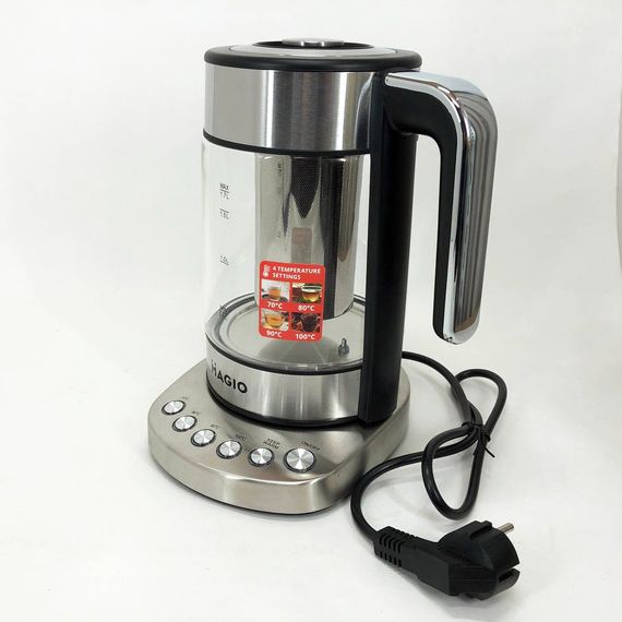 Електрочайник чайник з підсвічуванням MAGIO, Чайник з індикацією і підсвічуванням TF-63 | Зображення 4