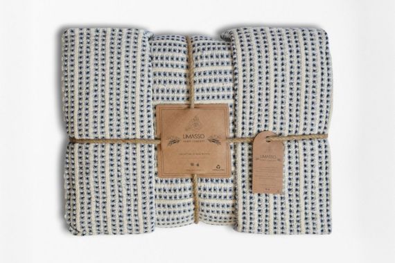 Покрывало с наволочками Limasso 240×260 см. Azure Indigo | Зображення 3