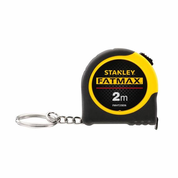 Рулетка-брелок “FATMAX”, 2м х 13мм в обрезиненом корпусе STANLEY FMHT1-33856 | Зображення 1