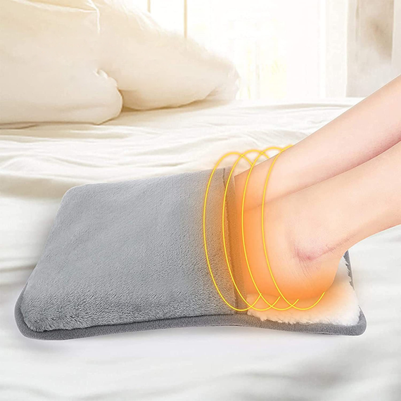 Электрогрелка для ног до 60°С (30×30см), от USB, Foot warmer / Термогрелка для ног / Электроковрик для ног