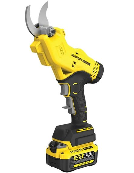 Ножиці садові - акумуляторний секатор Stanley FATMAX з АКБ та ЗП SFMCPP32M1