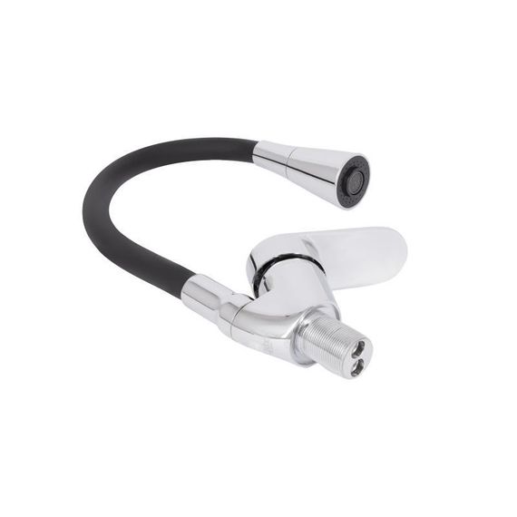 Змішувач для кухні Lidz Tani 008F3 з гнучким виливом (k40) LDTAN008F3BCR39484 Chrome/Black | Зображення 5