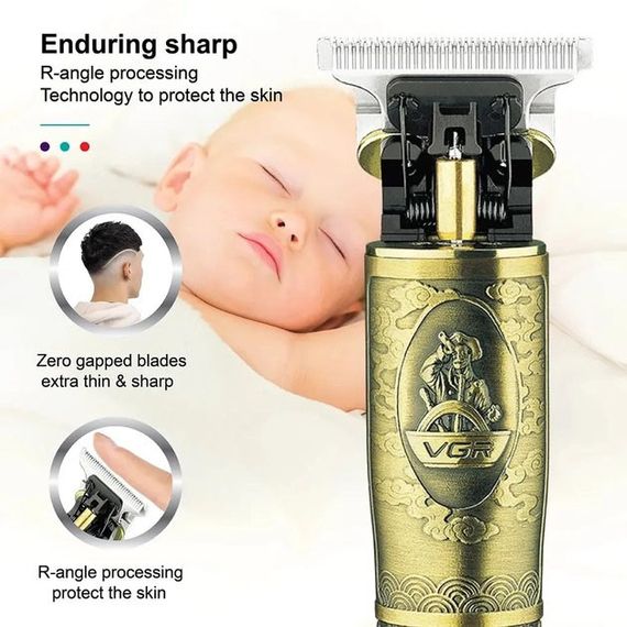 Машинка для гоління VGR V-091 | Електробритва для голови Машинка для стрижки BH-717 для дому | Зображення 3
