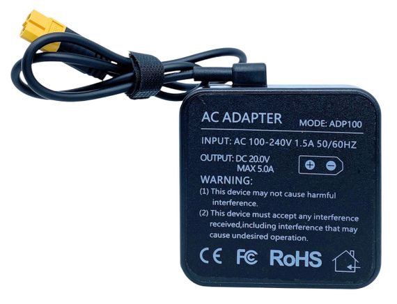 Блок живлення ADP100 20V 5A адаптер для зарядного пристрою ToolkitRC M7, SkyRC та інших | Зображення 1