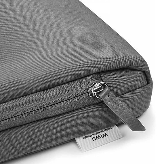 Сумка для ноутбука WIWU ORA Sleeve 14" Бежевый Серый | Зображення 2