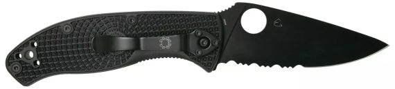 Ніж Spyderco Tenacious Black Blade Lightweight | Зображення 1