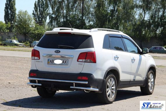 Задня дуга AK003-2 (нерж.) для Kia Sorento XM 2009-2014рр | Зображення 2