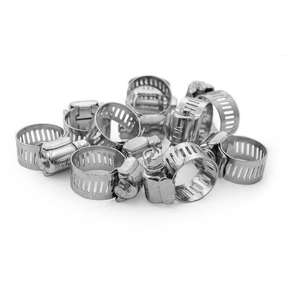 Хомут сталевий оцинкований 12,7 мм, D 13-23 мм INTERTOOL TC-0113 | Зображення 1