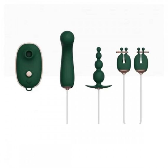 Набір секс-іграшок Qingnan Quartet, 4 предмети GREEN sexstyle | Зображення 4