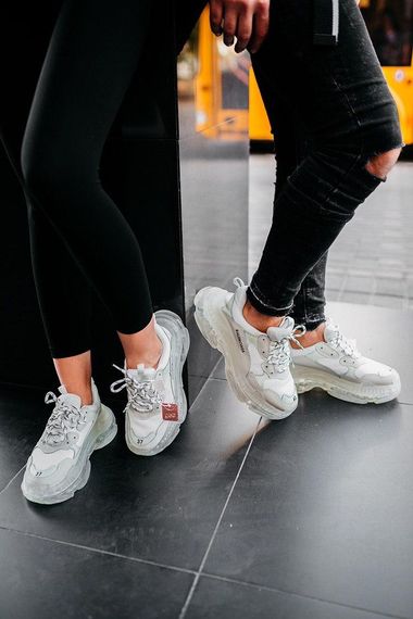 Кроссовки B*lenc/aga Tr!ple S "White , Вьетнам 0160 40 25.5 | Зображення 2