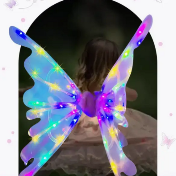 Дитячі рухомі крила Shadow Angel No7, що світяться, чарівні дитячі рухливі "Wings of Faerie"  знижка | Зображення 8