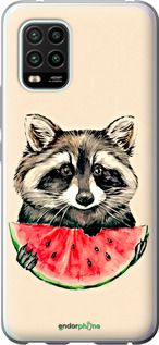 Чохол на Xiaomi Mi 10 Lite Єнотик з кавуном "4605t-1924-2448"