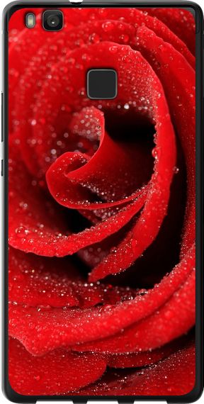 Чехол на Huawei P9 Lite Красная роза "529u-298-17620"