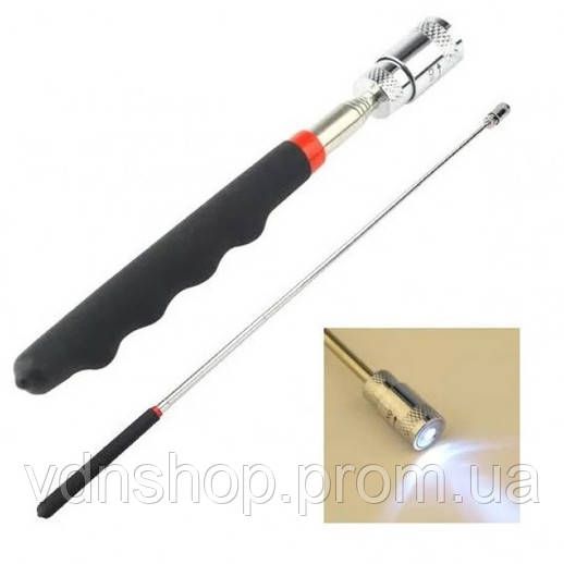 Телескопічний магніт з підсвічуванням для вилучення з важкодоступних місць 19-80 см TU-78 | Зображення 9