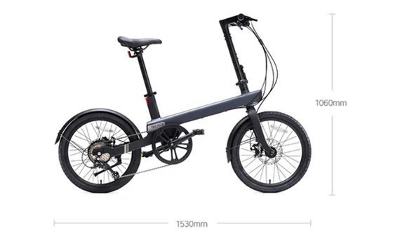 Электровелосипед QiCYCLE F-1 складной 250W 36V 6Ah с LCD дисплеем и дисковыми тормозами. | Зображення 3