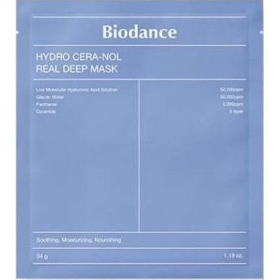 Восстанавливающая гидрогелевая маска для лица Biodance Hydro Cera-Nol Real Deep Mask (34 g)