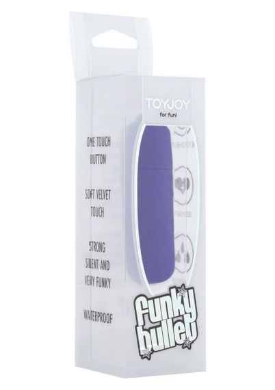 Віброкуля Funky Bullet фіолетова, 5.5 х 1.5 см Sex Aura | Зображення 1