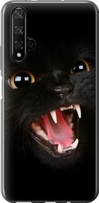 Чехол на Huawei Nova 5T Чёрная кошка "932u-1833-17620"
