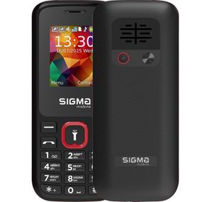 Мобильный телефон Sigma X-style 171 MINI Track Black-Red (4827798813744)