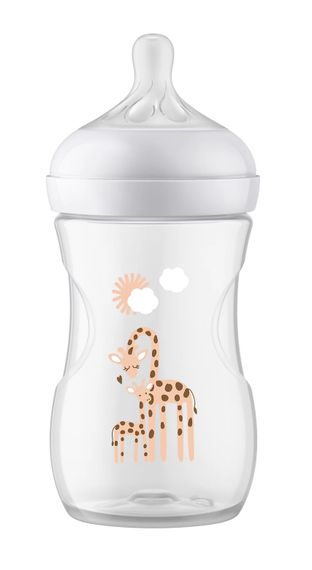 Philips Пляшечка Avent для годування Natural Природний Потік, 260 мл.1 шт. Жираф (SCY903/66) | Зображення 3