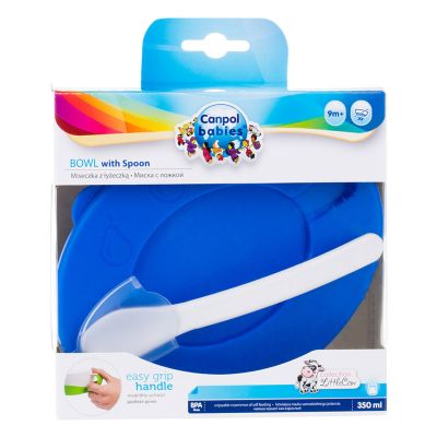 Тарілка дитяча Canpol babies 350 мл Синя (31/406_blu) | Зображення 4