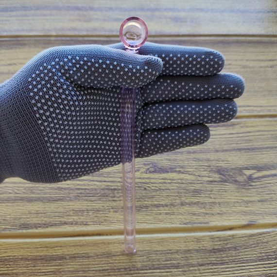 Стеклянная трубка Sherlock Tube Long Oil Pink | Зображення 2