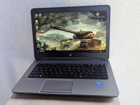 Ноутбук Б-клас HP ProBook 640 G1 / 14" (1600x900) TN / Intel Core i5-4210M (2 (4) ядра по 2.6 - 3.2 GHz) / 8 GB DDR3 / 128 GB SSD / Intel HD Graphic 4600 / WebCam б/в | Зображення 1