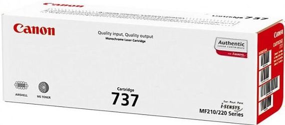 Картридж Canon 737 MF221/212/216/217/226/229 Black (2400 стр) (9435B002)