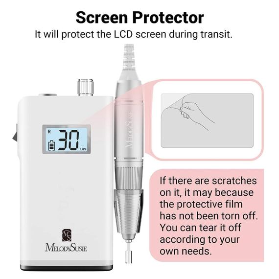 Акумуляторний фрезер для манікюру, 30000 об/хв, портативна електрична електронна пилка | Зображення 1