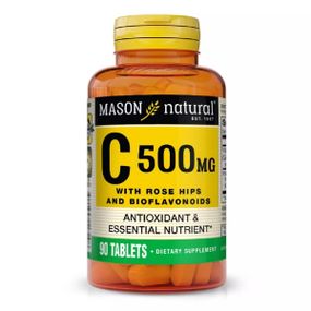 Витамин C Mason Natural Vitamin C With Rose Hips And Bioflavonoids 500 mg 90 Tabs