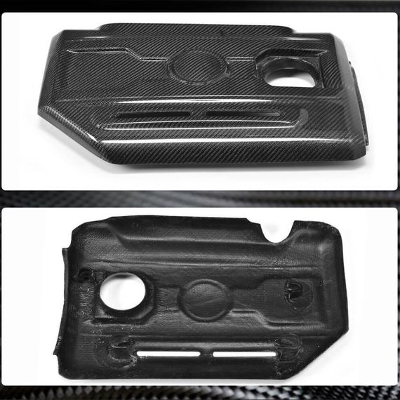 Кришка двигуна (для GTI HB 2010-2013, Карбон) для Volkswagen Golf 6 рр | Зображення 3