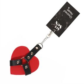 Брелок на карабіні для ключів Art of Sex Chained Heart, Червоний sexstyle