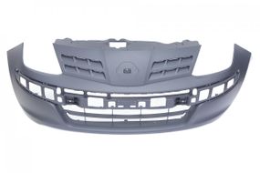 Бампер передній Nissan Pixo 09- без отворів для протитуманних фар  3357570