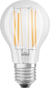 Светодиодная лампа Osram LED A75 9W (1055Lm) 2700K E27 филамент диммируемая (4058075436886)