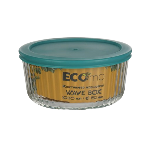 Контейнер для харчових продуктів 1000мл круглий Wave Box ECOMO