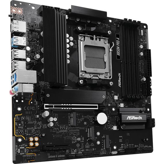 ASRock B850M Pro-A (AM5/B850, 4*DDR5, PCIex16, HDMI/DP, 4xSATA,3xM.2, 2.5GLan, mATX) | Зображення 3