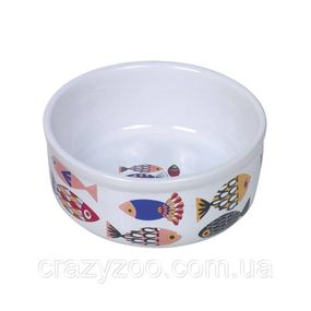 Миска для котів Nobby Fish керамічна Ø 13.5x4.5 см 250 мл 82350